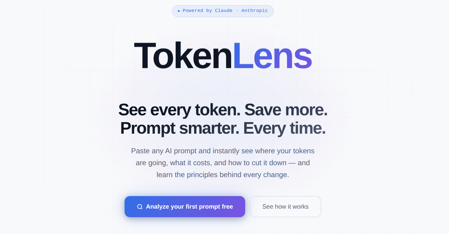 TokenLens screenshot